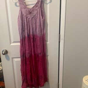Pink ombré maxi one size fits most.    (W)